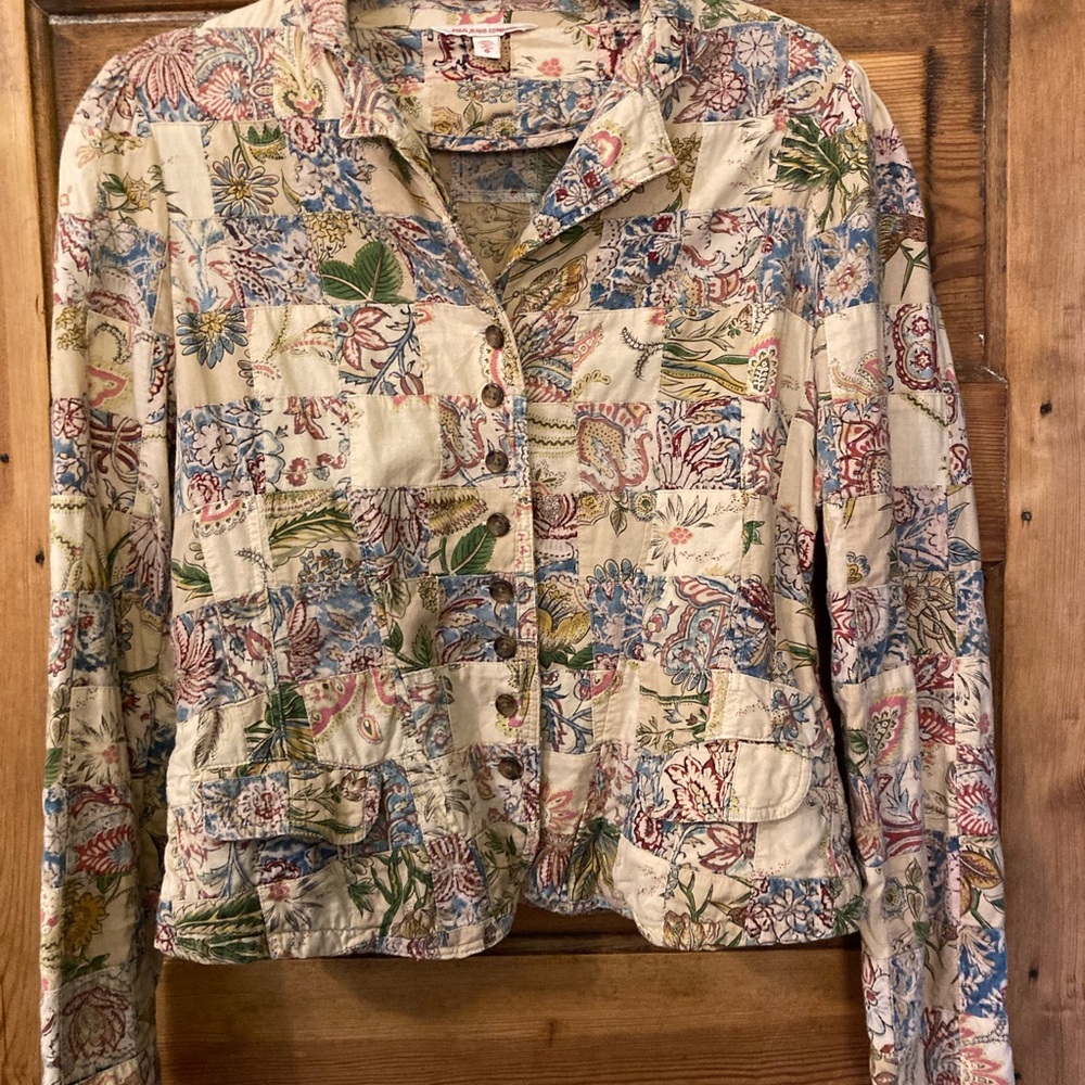 Ralph Lauryn Polo Jeans Company Madras patchwork jacket